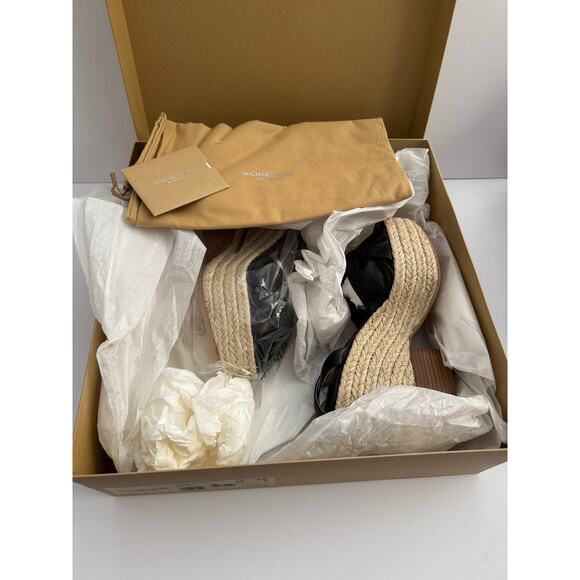 Michael Kors Collection Silvana Runway Black Leather Platform - Picture 11 of 11